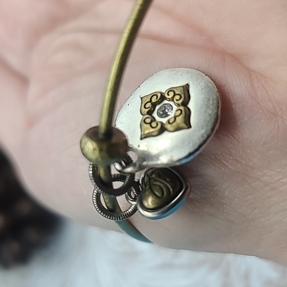 Brighton Art & Soul Collection: "A Journey Begins w A Single Seed" Rustic Bangle - Picture 7 of 9